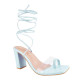Stylish Transparent Block & Strappy Heel Sandals for Women